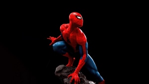 Spiderman, Superheroes, Dark, Black, Oled, Artist, Artwork, Digital Art, 4K wallpaper