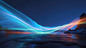 Aurora, Nature, Ai, 4K wallpaper