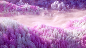 Pink aesthetic, Landscape, Surrealism, Dream, Forest, Clouds, 4K wallpaper