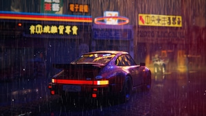 Cars, Porsche, Reflection, Artist, Artwork, Digital Art, Artstation, 4K wallpaper