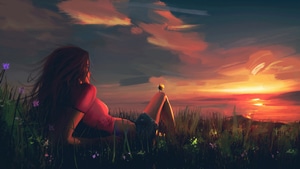 Alone, Artist, Artwork, Digital Art, Artstation, 4K wallpaper