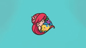 The Little Mermaid 2023, The Little Mermaid, 2023 Movies, Animated Movies, Ariel, Mermaid, Minimalism, Minimalist, Dribbble, 4K wallpaper