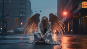Angel, Photography, Wings, Manipulation, Ai, 4K wallpaper