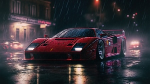 Ferrari, Cars, Artist, Artstation, 4K wallpaper