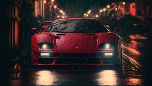 Ferrari, Cars, Artstation, 4K wallpaper