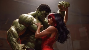 Hulk, She Hulk, Superheroes, Artwork, Digital Art, Artist, 4K wallpaper