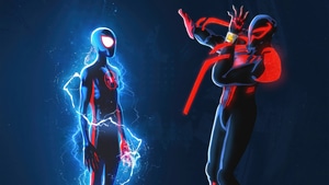 Spiderman 2099, Miguel O Hara, Miles Morales, Spider Man Miles Morales, Spiderman, Superheroes, Artist, Artwork, Digital Art, 4K wallpaper