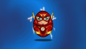 Flash, Superheroes, Funny, Minimalism, Minimalist, Artist, Artwork, Digital Art, 4K wallpaper