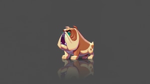 Bulldog, Artwork, Artist, Digital Art, Artstation, 4K wallpaper
