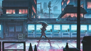 Artist, Artwork, Digital Art, Rain, Artstation, 4K wallpaper