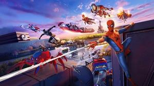 Marvel, Disneyland, Superheroes, Spiderman, Iron Man, Black Panther, Captain Marvel, Doctor Strange, 4K wallpaper