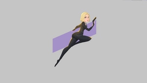 Black Widow, Superheroes, Artwork, Art, Digital Art, Minimalism, Artstation, 4K wallpaper