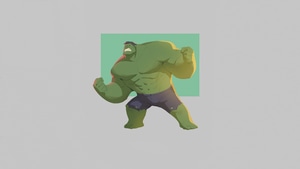Hulk, Superheroes, Artwork, Art, Digital Art, Minimalism, Artstation, 4K wallpaper