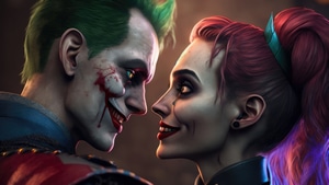 Joker, Harley Quinn, Superheroes, Artwork, Artist, Digital Art, 4K wallpaper