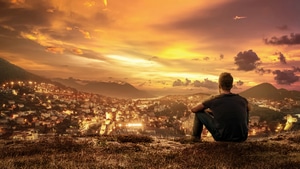 Alone, Photography, Manipulation, Artist, Artwork, Digital Art, 4K wallpaper
