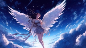 Angel, Wings, Artist, Artwork, Digital Art, 4K wallpaper