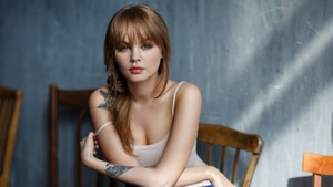 Anastasia Scheglova, Girls, Model, 4K wallpaper