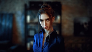 Girls, Brunette, Model, 4K wallpaper