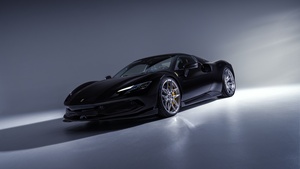Ferrari 296 GTB, Novitec, 2024, Black cars, 4K wallpaper