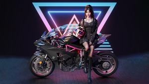 Biker, Artist, Artwork, Digital Art, Artstation, 4K wallpaper