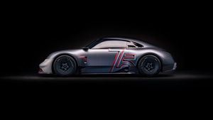 Porsche Vision 357, Porsche, Concept Cars, Cars, , Dark, Black, Oled, 4K wallpaper