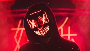 Hoodie, Mask, Artist, Artwork, Digital Art, 4K wallpaper