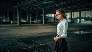 Ksenia Kokoreva, Girls, Model, 4K wallpaper