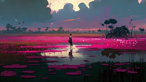 Alone, Artist, Artwork, Digital Art, 4K wallpaper