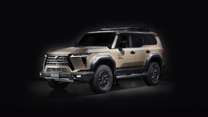 Lexus GX 550 Overtrail, 2024, Dark background, 4K wallpaper