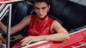 Kendall Jenner, Celebrities, Girls, Model, Red Dress, 4K wallpaper