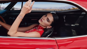 Kendall Jenner, Celebrities, Girls, Model, Red Dress, 4K wallpaper