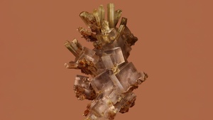 Google Pixel 8 Pro, Fractal, Sapphire, Fluorite Crystal, Gemstone, Clay, 4K wallpaper