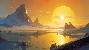Scifi, Planet, Digital Universe, Artist, Artwork, Digital Art, 4K wallpaper