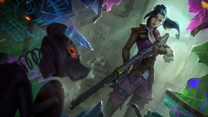 Caitlyn (LoL), Arcane: League of Legends, 4K wallpaper