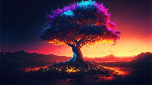 Tree, Artist, Artwork, Digital Art, Deviantart, 4K wallpaper