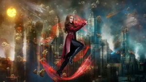 Scarlet Witch, Superheroes, Artist, Artwork, Digital Art, Deviantart, 4K wallpaper