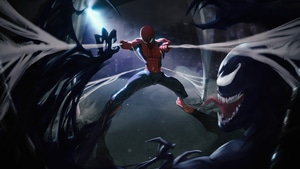 Spiderman, Venom, Superheroes, Artist, Artwork, Digital Art, Artstation, 4K wallpaper