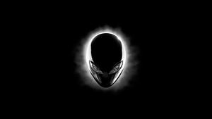 Alienware, AMOLED, Black background, Stock, 4K wallpaper