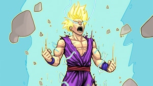 Gohan, Dragon Ball, Anime, Artist, Artwork, Digital Art, Artstation, 4K wallpaper