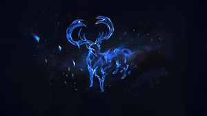 Reindeer, Artist, Artwork, Digital Art, Artstation, 4K wallpaper
