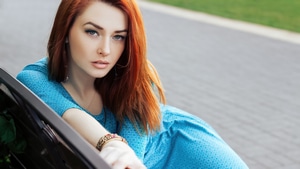 Redhead, Girls, Model, 4K wallpaper