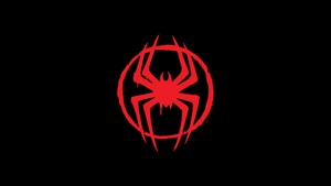 Spider Man Across The Spider Verse, 2023 Movies, Movies, Logo, Dark, Black, Oled, 4K wallpaper