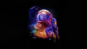 Ant Man And The Wasp Quantumania, Ant Man, 2023 Movies, Movies, Dark, Black, Minimalism, Minimalist, 4K wallpaper