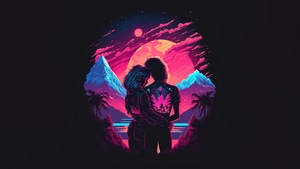 Couple, Love, Dark, Artist, Artwork, Digital Art, Deviantart, 4K wallpaper