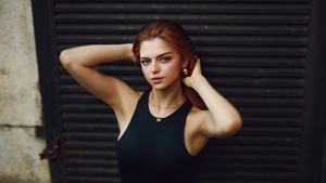 Redhead, Girls, Model, 4K wallpaper