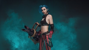 Jinx League Of Legends, League Of Legends, Games, Cosplay, 4K wallpaper