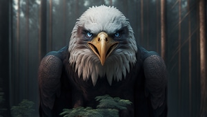 Eagle, Artist, Artwork, Digital Art, Deviantart, 4K wallpaper