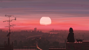 Alone, Sad, Artist, Artwork, Digital Art, Pixiv, 4K wallpaper