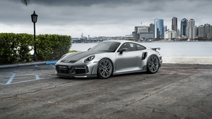 Porsche 911 Turbo S, TechArt GTsport, 4K wallpaper