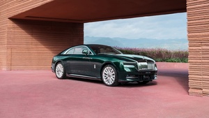 Rolls-Royce Spectre, Emerald green, 4K wallpaper